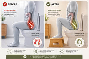 Bamboo Toilet Stool