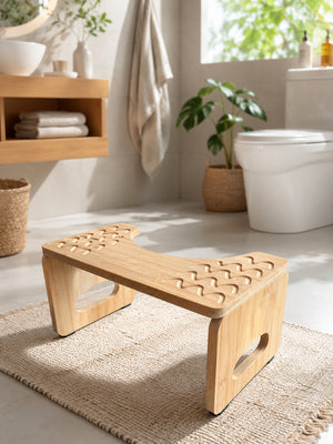Bamboo Toilet Stool